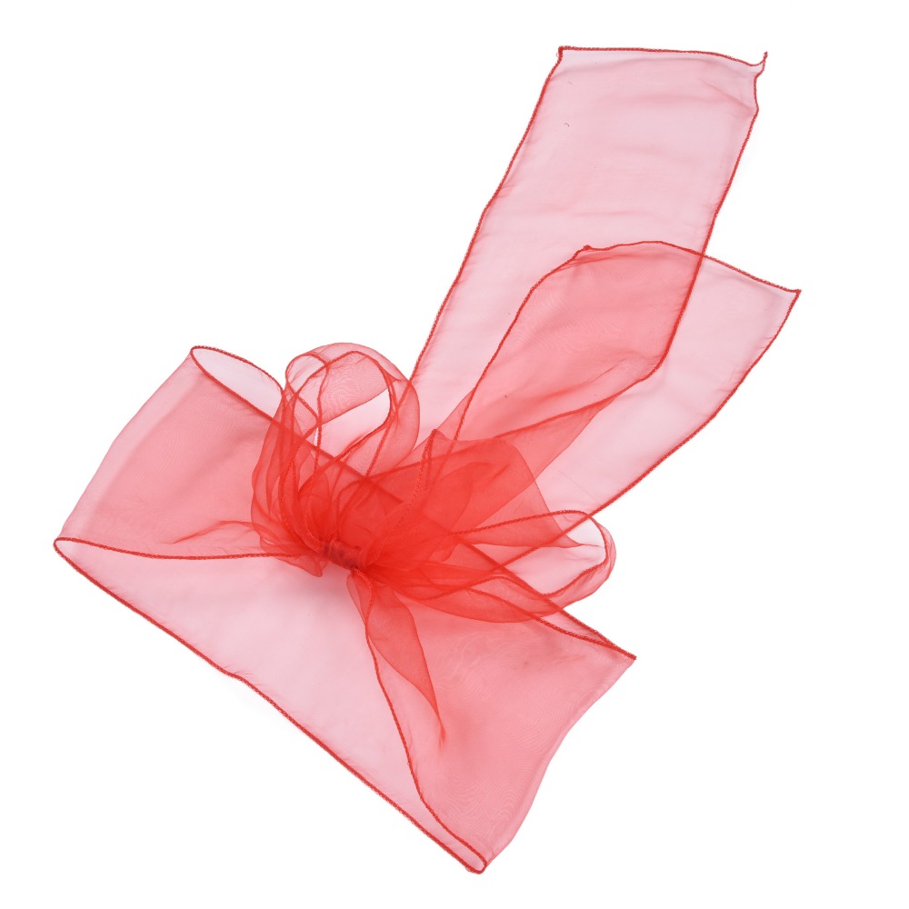 10Pcs Blue, red, yellow, purpl - đánh giá và giá Chair Sash Organza