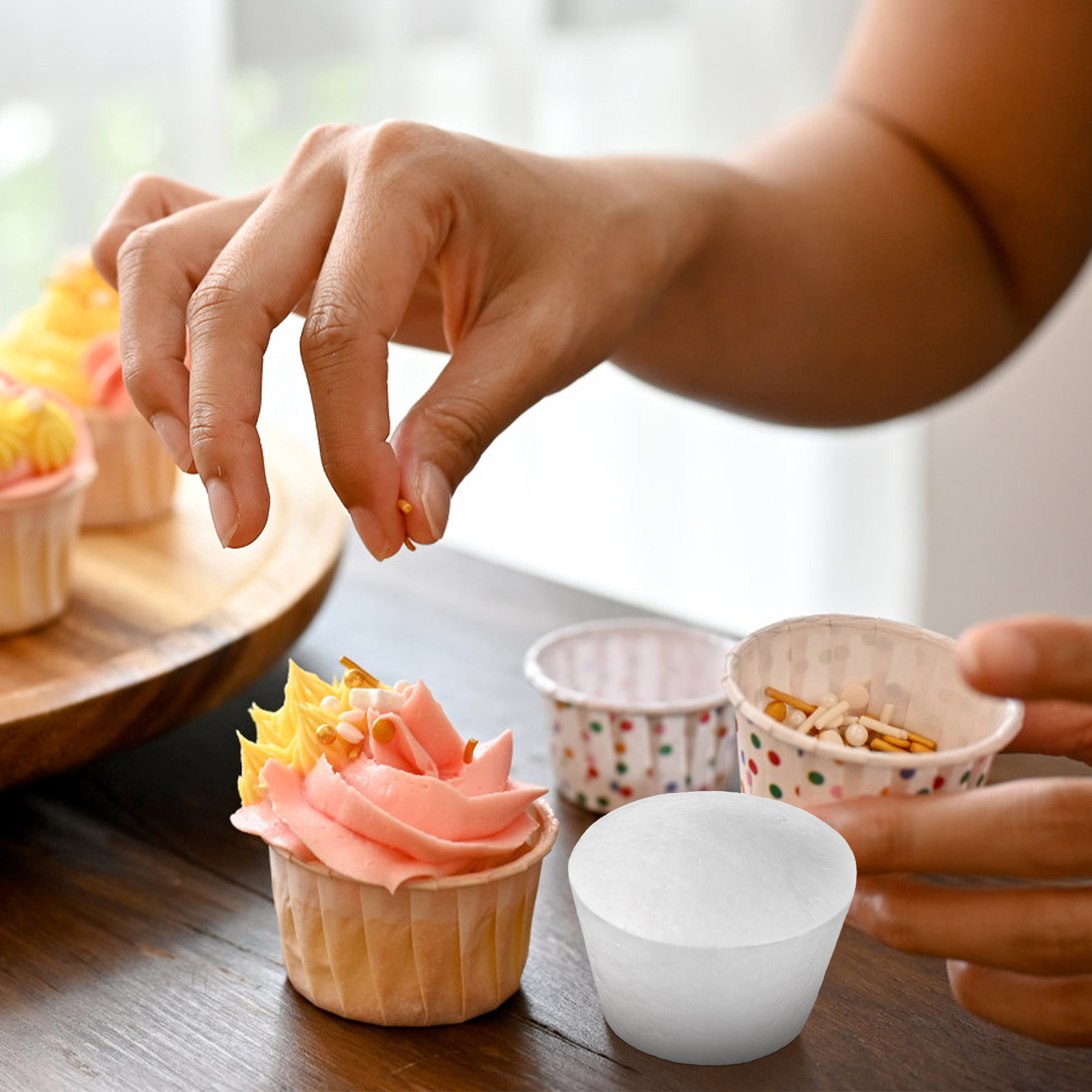 20Pcs Cake DIY Cupcake Foams S - đánh giá và giá Wedding Cake Supply