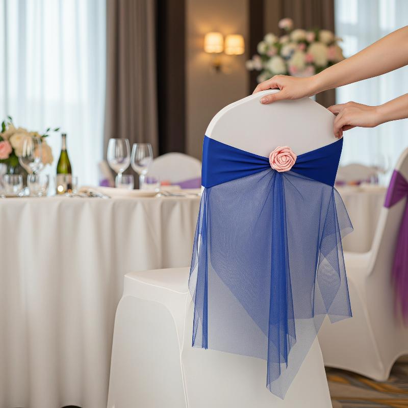 1 Piece Organza Chair Sashes F - đánh giá và giá Chair Sash Organza
