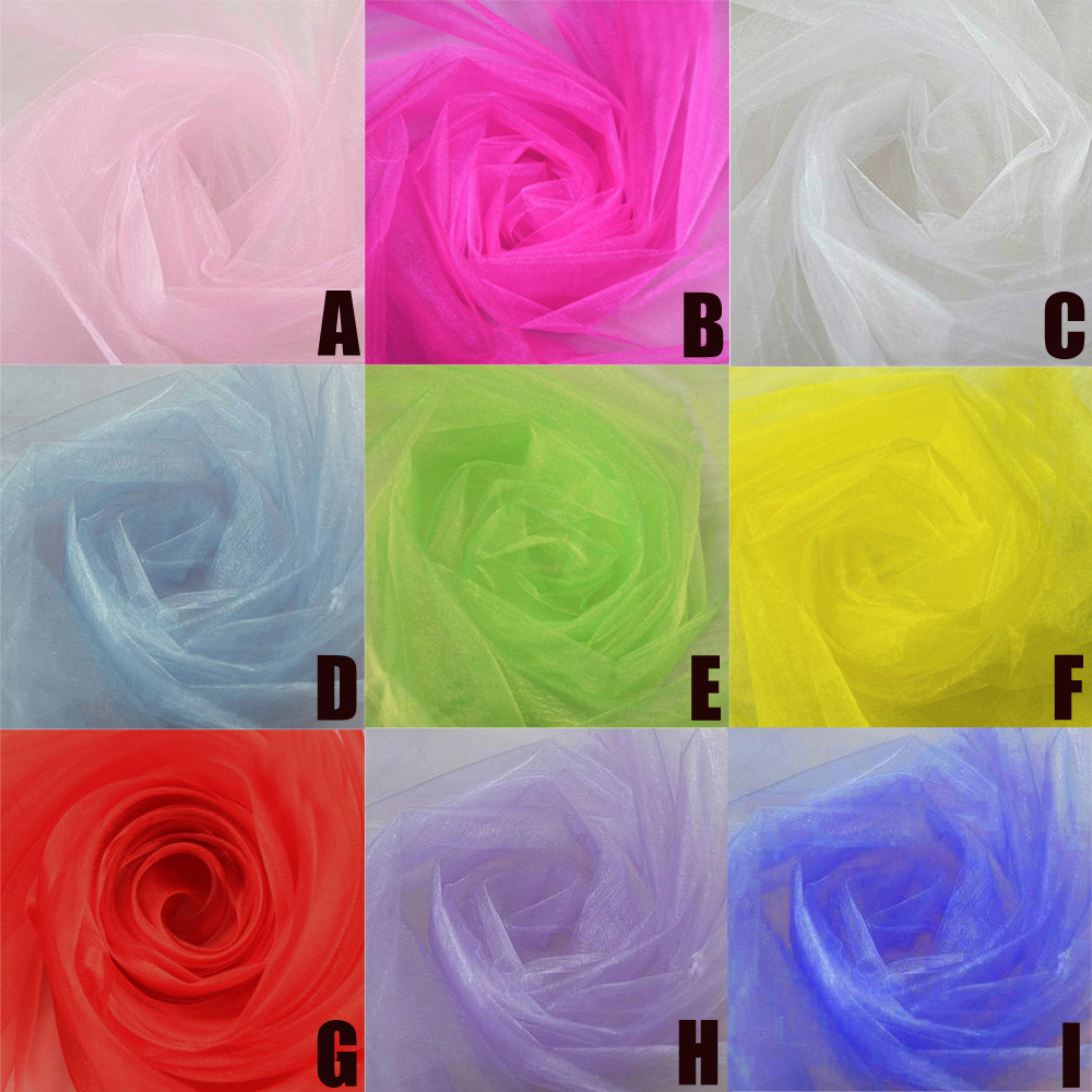 Wedding Decoration Tulle Roll  - đánh giá và giá Chair Sash Organza