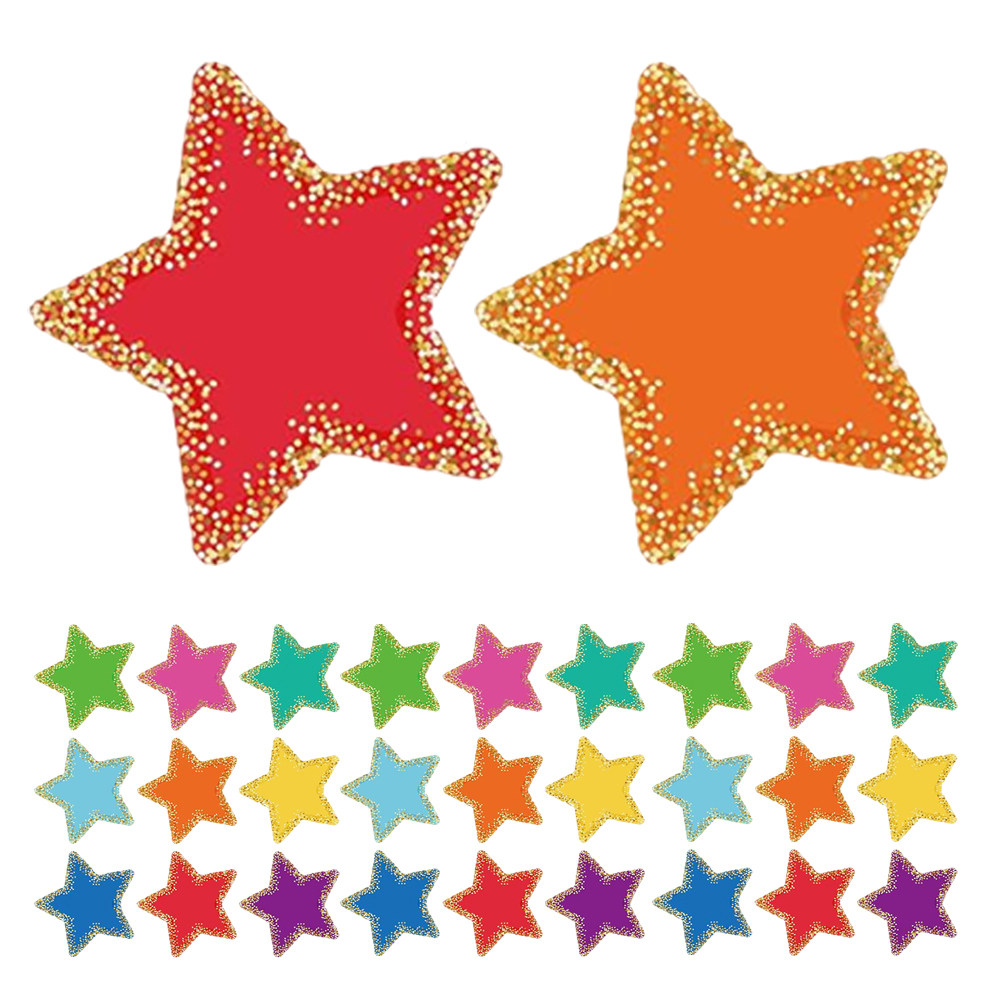 1Set Colorful Star Paper Cutou - đánh giá và giá Papercraft Supply Confetti