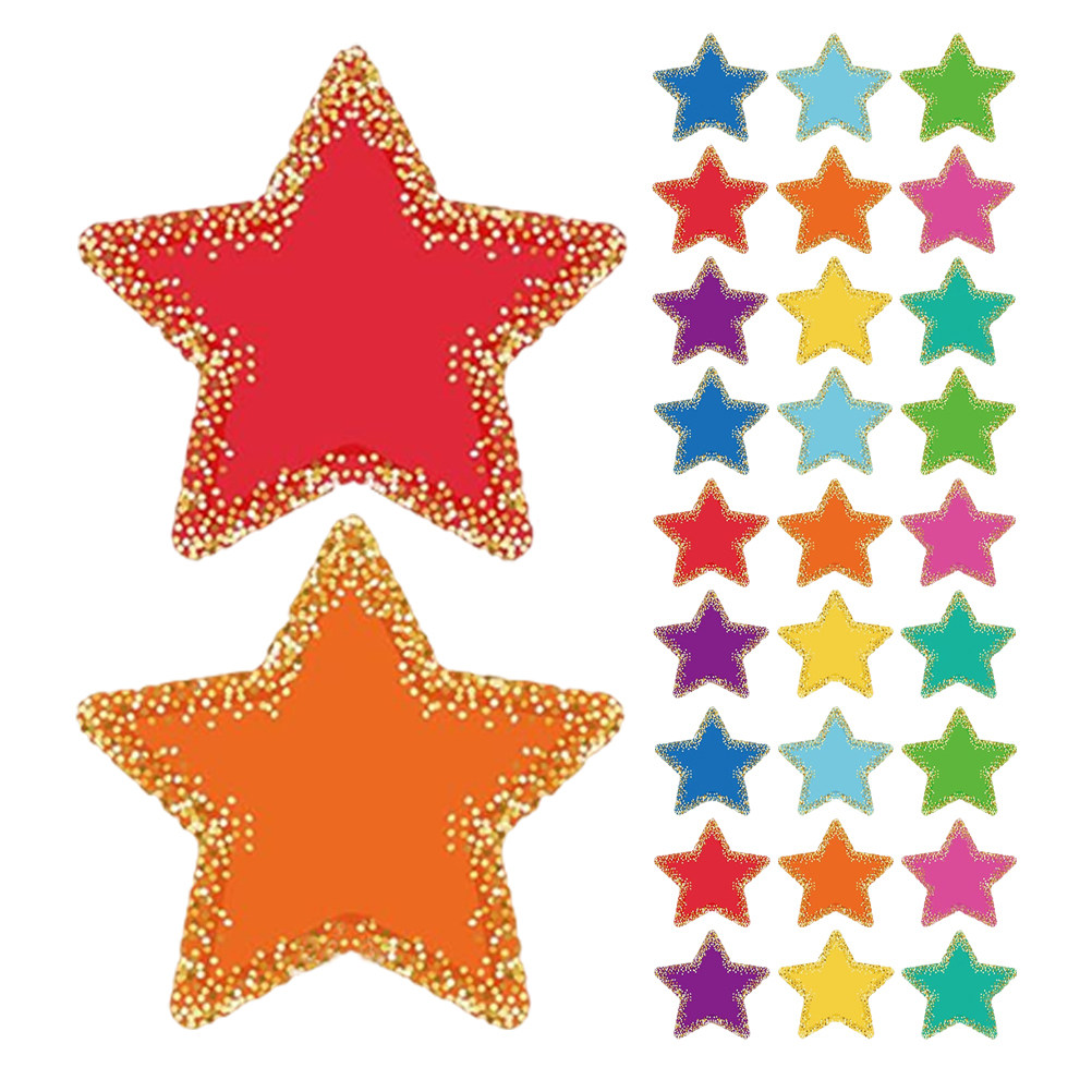 1Set Colorful Star Paper Cutou - đánh giá và giá Papercraft Supply Confetti