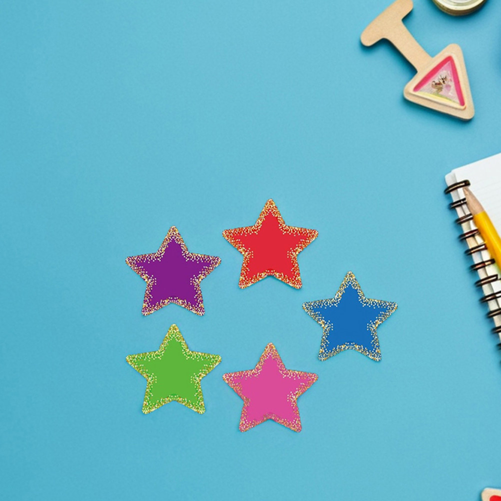 1Set Colorful Star Paper Cutou - đánh giá và giá Papercraft Supply Confetti