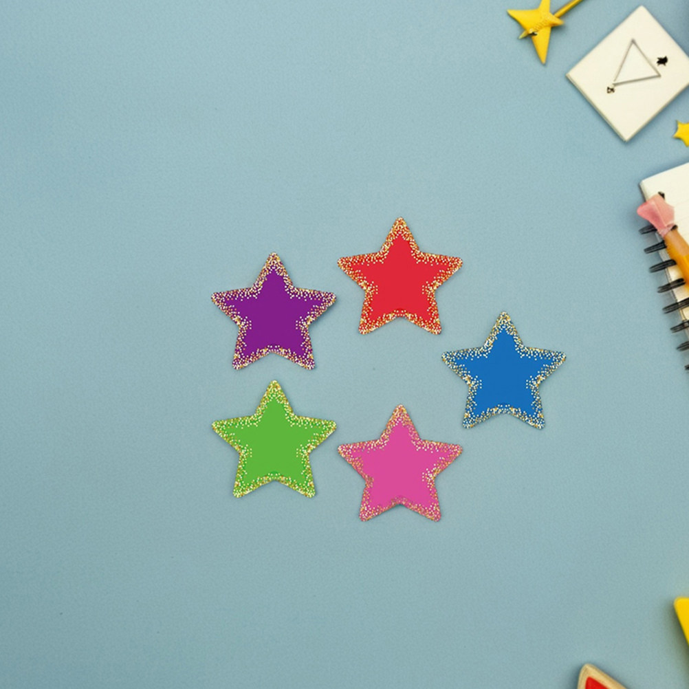 1Set Colorful Star Paper Cutou - đánh giá và giá Papercraft Supply Confetti