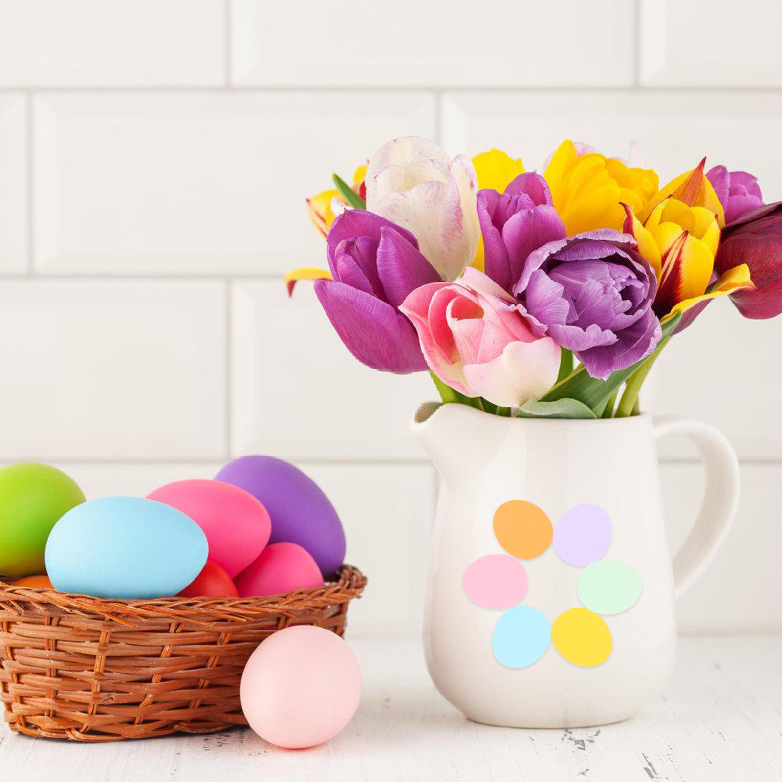 100Pcs Bunny Easter Confetti D - đánh giá và giá Papercraft Supply Confetti
