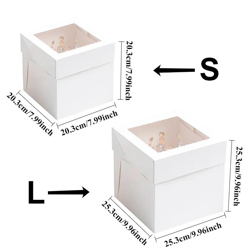 yes2/4/6PCS Disposable White C - đánh giá và giá Wedding Cake Supply