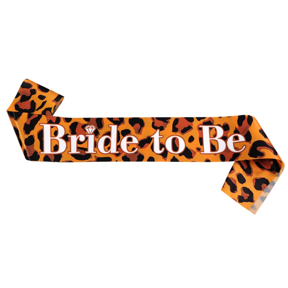 1 Piece Bride To Be Sash Leopa - đánh giá và giá Bride Tribe Sash