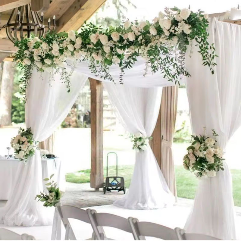 5/10M Sheer Crystal Wedding Tu - đánh giá và giá Chair Sash Organza
