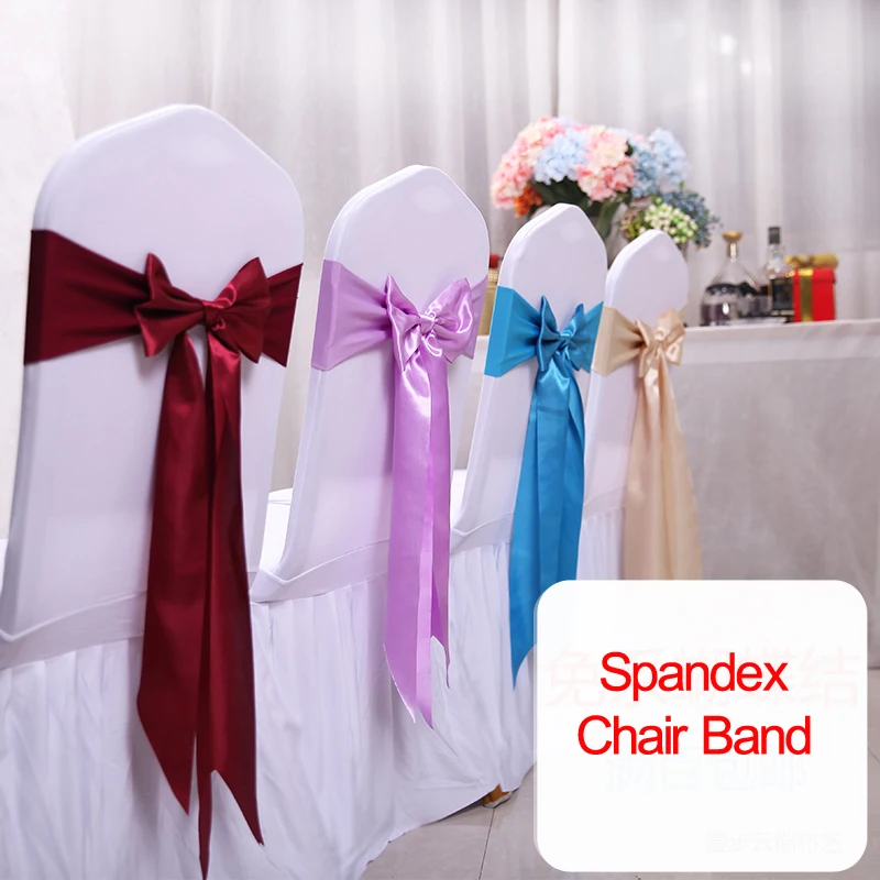 25 Con Satin Spandex Ghế Ban N - đánh giá và giá Chair Sash Organza