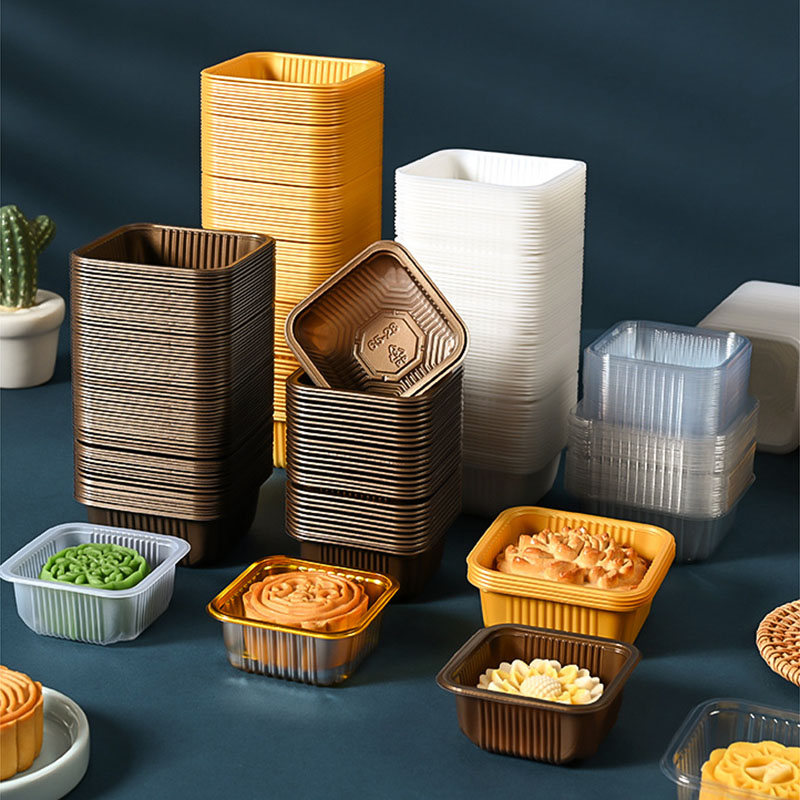 100pcs Mooncake Plastic Tray P - đánh giá và giá Wedding Cake Supply